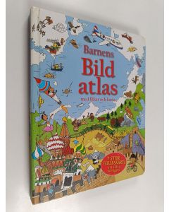 Kirjailijan Alex Frith käytetty kirja Barnens bildatlas med flikar och karta