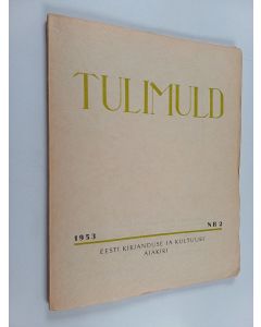 käytetty kirja Tulimuld 2/1953