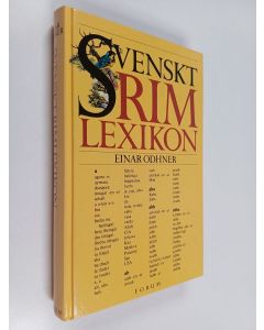Kirjailijan Einar Odhner käytetty kirja Svenskt rimlexikon