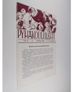 Kirjailijan T. J. Vauramo käytetty teos Pyhäkoululehti 10/1960