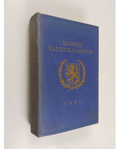 käytetty kirja Suomen valtiokalenteri Vuodeksi 1951