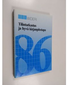 käytetty kirja Tilintarkastus ja hyvä kirjanpitotapa