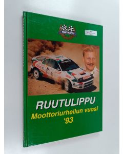 Kirjailijan Matti Kyllönen käytetty kirja Ruutulippu : Moottoriurheilun vuosi '93