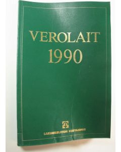 Tekijän Erkki Onikki  käytetty kirja Verolait 1990