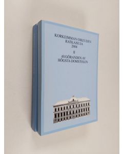 käytetty kirja Korkeimman oikeuden ratkaisuja 2004 1-2