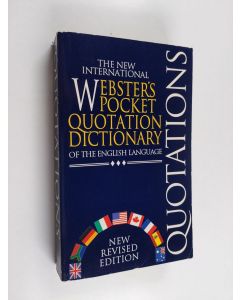 käytetty kirja The new international Webster's pocket quotation dictionary of the English language (ERINOMAINEN)