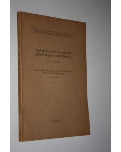 Kirjailijan O. J. Lukkala käytetty kirja Tapahtuuko nykyisin metsämaan soistumista