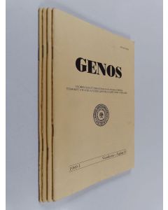 käytetty teos Genos vuosikerta 1989 (1-4) : Suomen sukututkimusseuran aikakauskirja