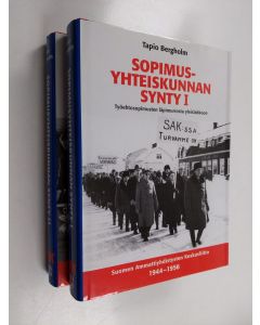 Kirjailijan Tapio Bergholm käytetty kirja Sopimusyhteiskunnan synty 1-2