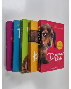 Kirjailijan Frauke Scheunemann käytetty kirja Katzenjammer ; Welpenalarm! ; Dackelblick ; Hochzeitsküsse ; Dackelglück!