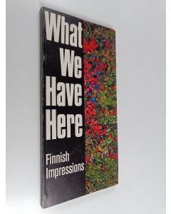 Kirjailijan Erik Bruun käytetty kirja What we have here : Finnish impressions