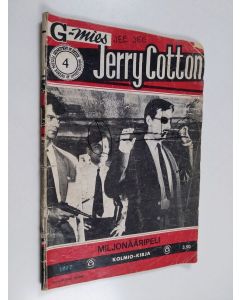 käytetty teos Jerry Cotton 4/1977 : Miljonääripeli