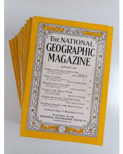 käytetty kirja National Geographic vuosikerta 1956 (Maaliskuun numero puuttuu)