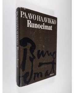 Kirjailijan Paavo Haavikko käytetty kirja Runoelmat