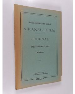 käytetty kirja Suomalais-ugrilaisen seuran aikakauskirja XLVIIII