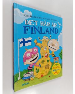 Kirjailijan Aino Havukainen käytetty kirja Det här är Finland