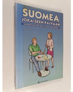 Kirjailijan Petra Korhonen käytetty kirja Suomea jokaiseen päivään : sanastoharjoituksia suomea toisena ja vieraana kielenä opiskeleville
