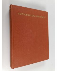 Kirjailijan Georg Karlsson käytetty kirja Sociologiska metoder