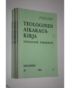 käytetty kirja Teologinen aikakauskirja 1-6/1982 (vuosikerta)