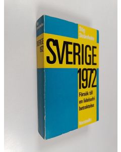Kirjailijan Stig Strömholm käytetty kirja Sverige 1972