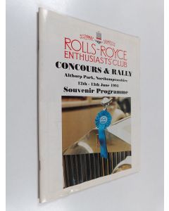 käytetty teos Concours & Rally : Althorp Park, Northamptonshire 12th-13th June 1993 : Souvenir Programme