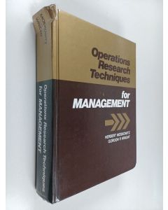 Kirjailijan Herbert Moskowitz käytetty kirja Operations research techniques for management