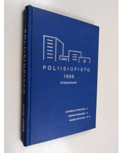 käytetty kirja Poliisiopisto 1966 syyslukukausi