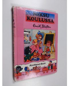 Kirjailijan Enid Blyton käytetty kirja Niksu koulussa