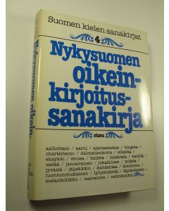 Tekijän Rauni Vornanen  käytetty kirja Suomen kielen sanakirjat 4, Nykysuomen oikeinkirjoitussanakirja (ERINOMAINEN)