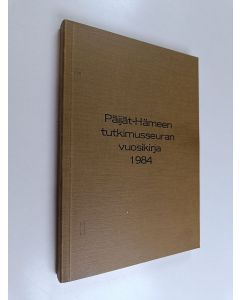 käytetty kirja Päijät-Hämeen tutkimusseuran vuosikirja 1984