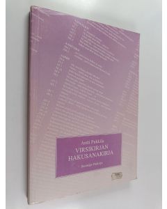Kirjailijan Antti Pukkila käytetty kirja Virsikirjan hakusanakirja