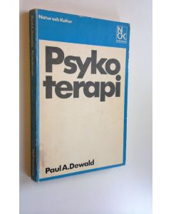 Kirjailijan Paul A. Dewald käytetty kirja Psykoterapi