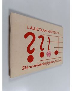 Kirjailijan Arpád Joób käytetty teos Lauletaan nuoteista : 234 runosävelmää