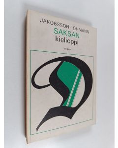Kirjailijan M. A. Jakobsson käytetty kirja Saksan kielioppi