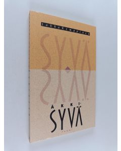 Kirjailijan Jukka Kemppinen käytetty kirja Äkkisyvä