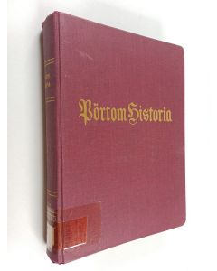 Kirjailijan Kristian Vilhelm Åkerblom käytetty kirja Pörtom historia