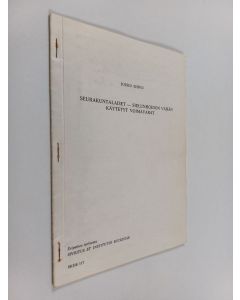 Kirjailijan Jouko Sihvo käytetty teos Seurakuntalaiset -Sielunhoidon vähän käytetyt voimavarat