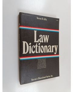 Kirjailijan Steven H. Gifis käytetty kirja Law dictionary