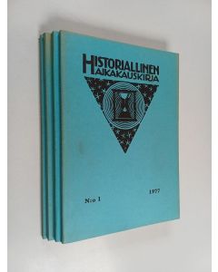 käytetty kirja Historiallinen aikakauskirja vuosikerta 1977 1-4