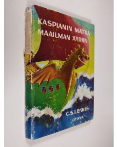 Kirjailijan C. S. Lewis käytetty kirja Kaspianin matka maailman ääriin : satu