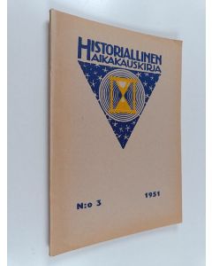 käytetty kirja Historiallinen aikakauskirja 3/1951