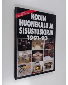 Kirjailijan Rita Taskinen käytetty kirja Kodin huonekalu- ja sisustuskirja 1991-93 = Hemmets möbel- och inredningsbok 1991-93 = Home furniture and interior design 1991-93