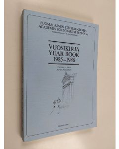 Kirjailijan Aarne Nyyssönen käytetty kirja Vuosikirja = Year book 1985-1986