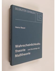 Kirjailijan Heinz Bauer käytetty kirja Wahrscheinlichkeitstheorie und Grundzuge der Masstheorie