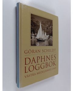 Kirjailijan Göran Schildt käytetty kirja Daphnes loggbok : västra Medelhavet 1949