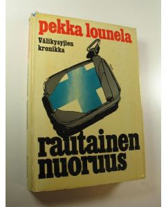 Kirjailijan Pekka Lounela käytetty kirja Rautainen nuoruus : välikysyjien kronikka