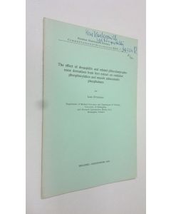 Kirjailijan Lars Runeberg käytetty kirja The effect of desaspidin and related phlorobutyrophenone derivatives from fern extract on oxidative phosphorylation and muscle edenosinetriphosphatases
