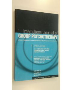 Kirjailijan The American Group Psychotherapy Association käytetty kirja International Journal of Group Psychotherapy : Volume 55, Number 2, April 2005