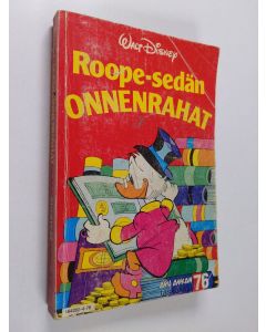Kirjailijan Walt Disney käytetty kirja Roope-sedän onnenrahat