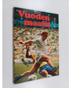Kirjailijan Matti Käki käytetty kirja Vuoden maalit : Vuoden 1970 palloilutapahtumat kuvina